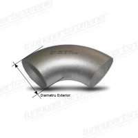 Cot 90Grade Inox 60mm